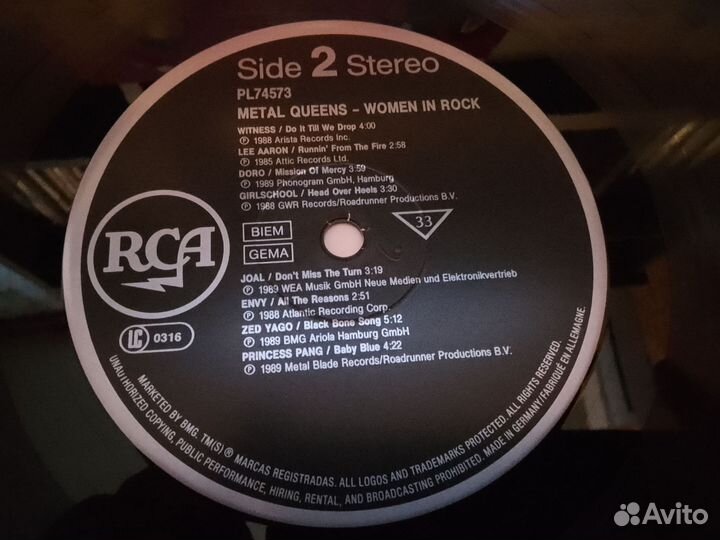 Metal Queens-Women in Rock 1990LP Germany