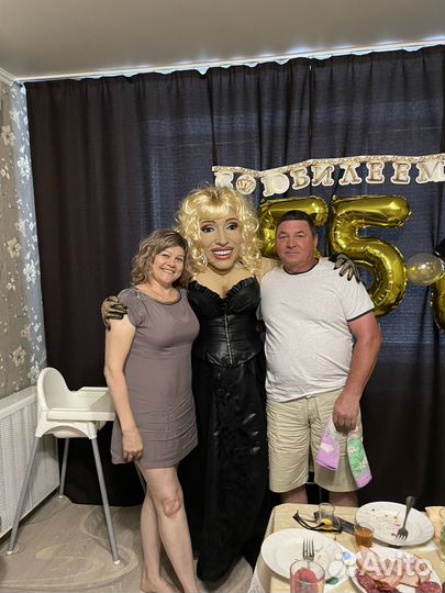 Поздравление ростовая кукла Ирина Аллегрова