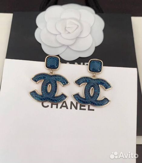 Серьги Chanel