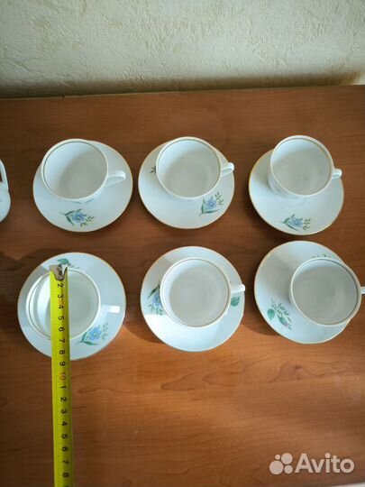 Сервиз кофейный фарфор ГДР
