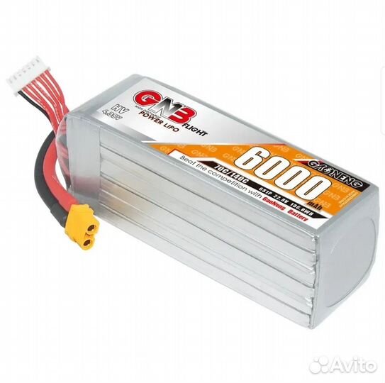 Аккумулятор lipo GNB 6S 6000mA HV