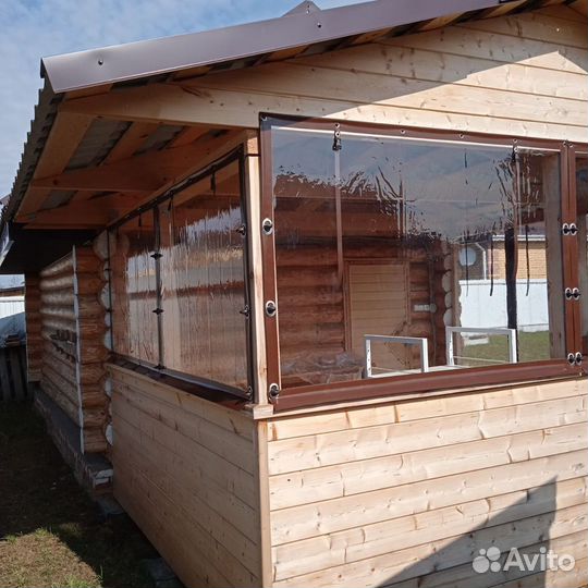 Мягкие окна для террасы