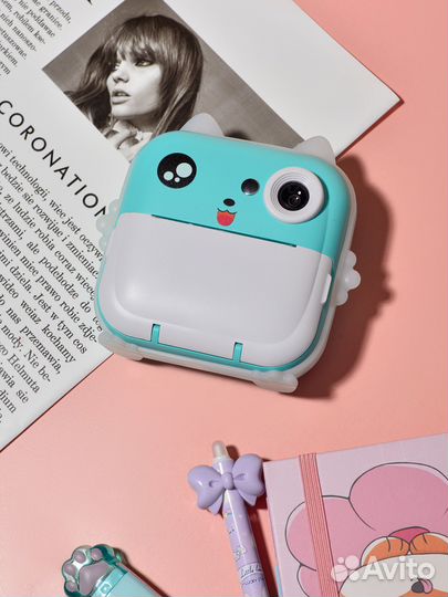 Детский фотоаппарат полароид моментальной печати