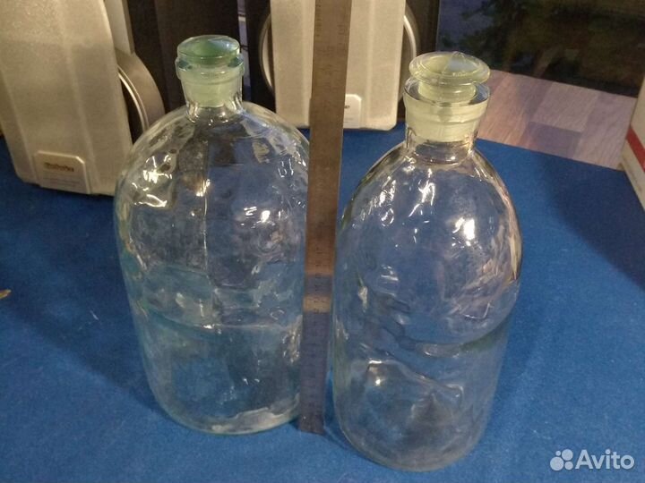 Бутылка бутыль с притертой пробкой