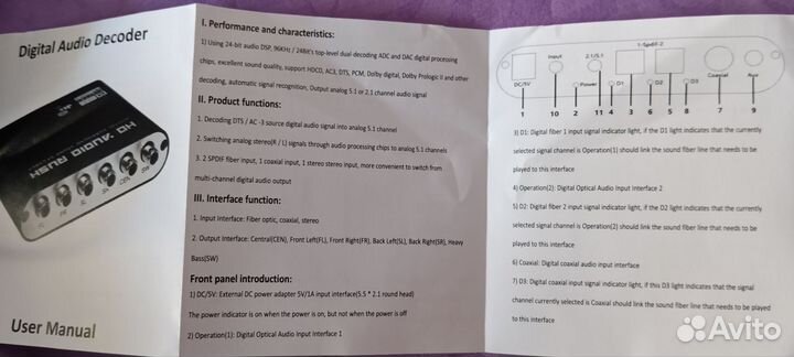 5.1 аудио декодер