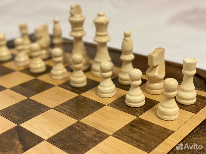 Шахматы резные квадратные 3в1