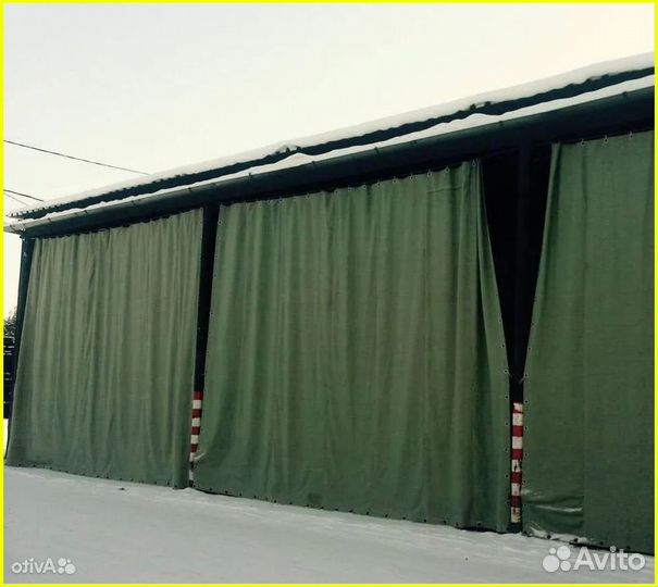 Тенты и полога пвх завесы Штора в гараж Пошив В