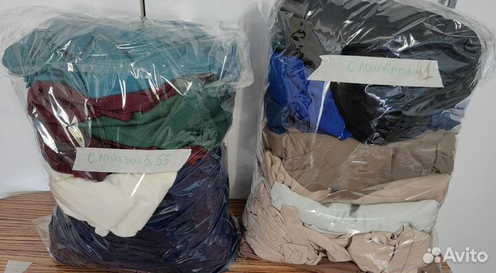 Ткань Кулирка хб и с лайкой