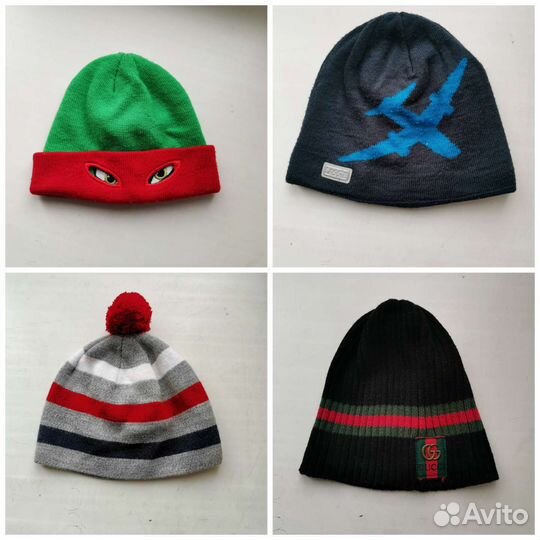Детская шапка утепленная 50-52р. 2х слойная