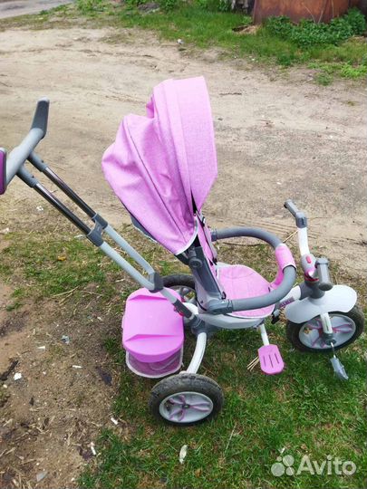 Детский велосипед с родительской ручкой