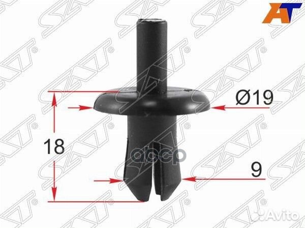 Клипса крепежная GM (1 шт.) stm12422 Sat