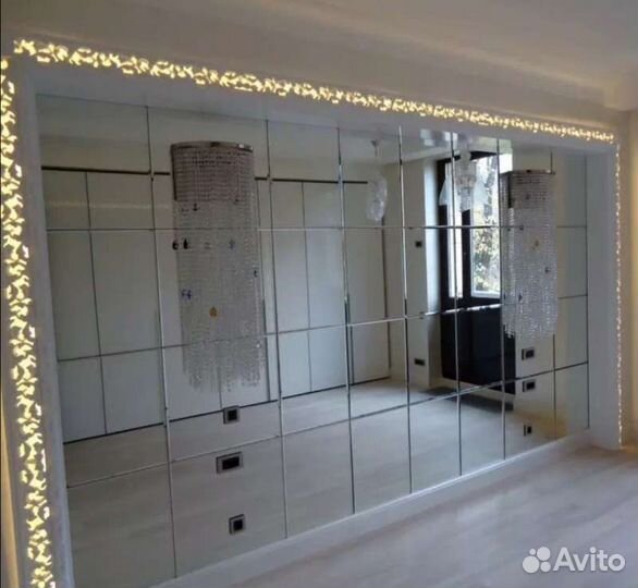 Зеркало большое на всю стену