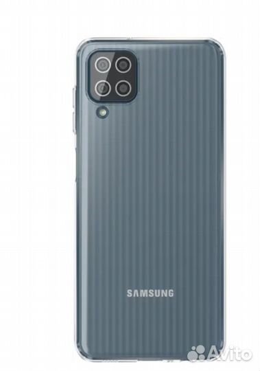 Прозрачный силиконовый чехол на Samsung galaxy a12