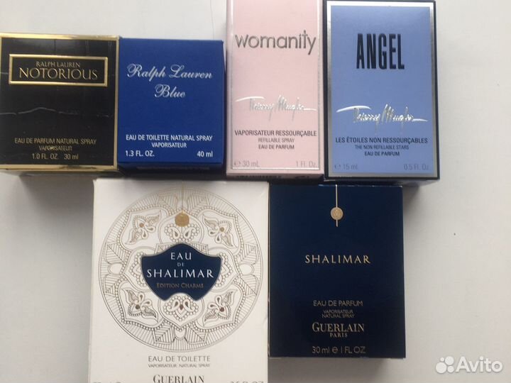 Парфюм Ralf Lauren, Therry Mugler, Guerlain
