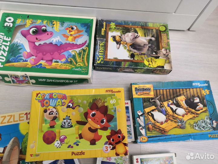 Пазлы пакетом много