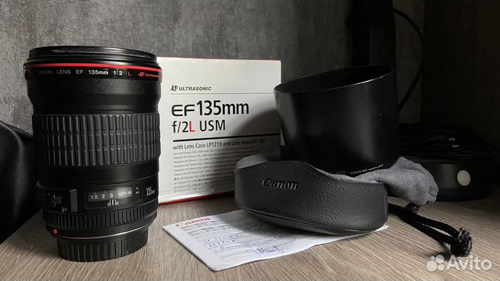 Объектив canon ef 135mm f2 l usm