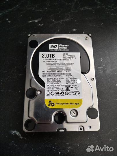WD Black 2TB Western Digital Black Enterprise SATA