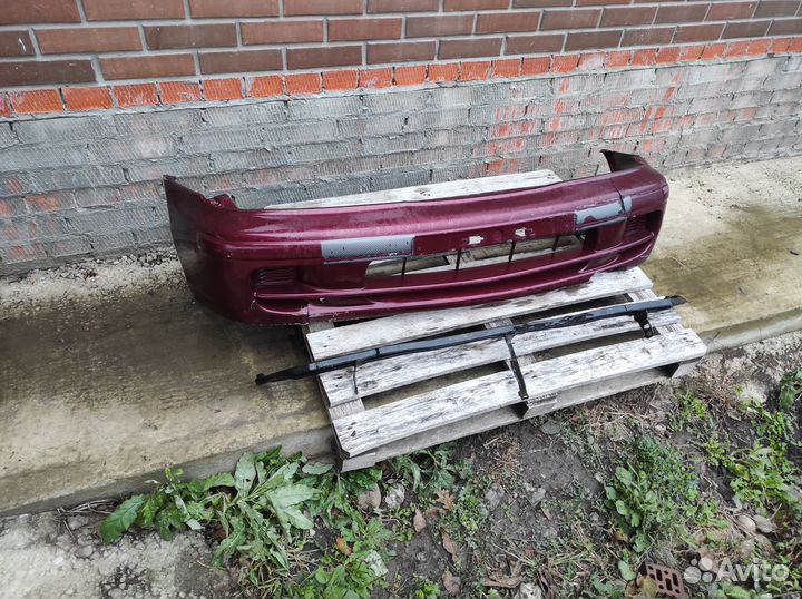 Бампер передний + усилитель Nissan Pulsar FN15