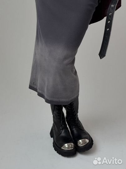 Платье Balenciaga женское серое