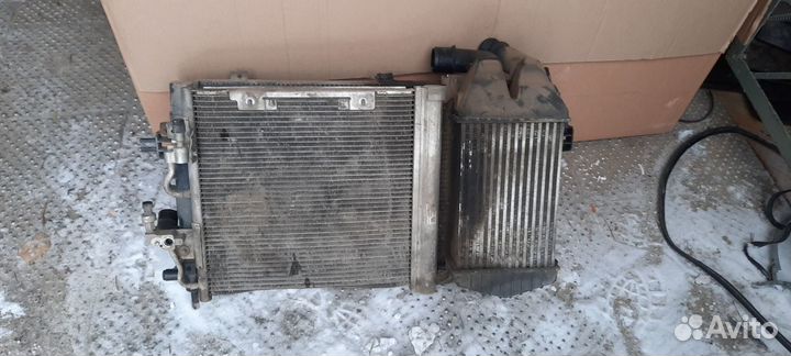 Кассета радиаторов opel astra h 1.3