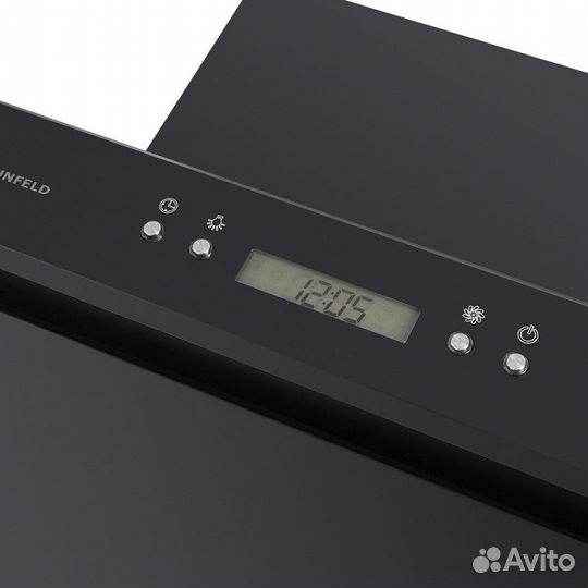 Каминная вытяжка Maunfeld Gloria 60 Black B glass