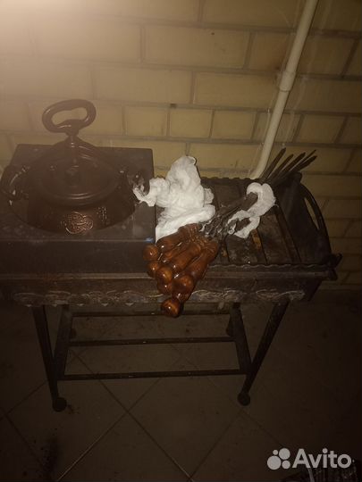 Мангал шампура казан и коптильня