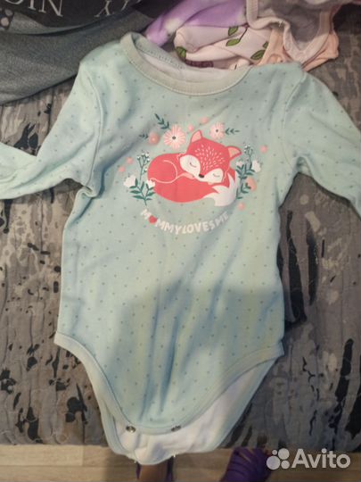 Детские вещи пакетом на девочку 52/74