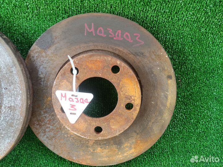 Передние тормозные диски на mazda3 bk