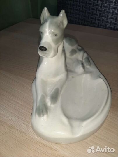 Статуэтка пепельница Дог