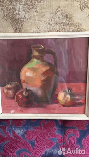 Картины маслом на холсте, акварель, пастель