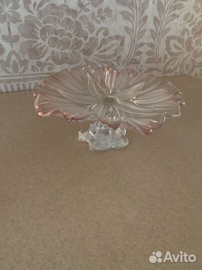 Ваза на ножке конфетница фруктовница