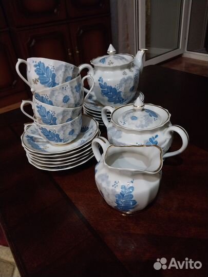 Чайный сервиз Вербилки производство СССР