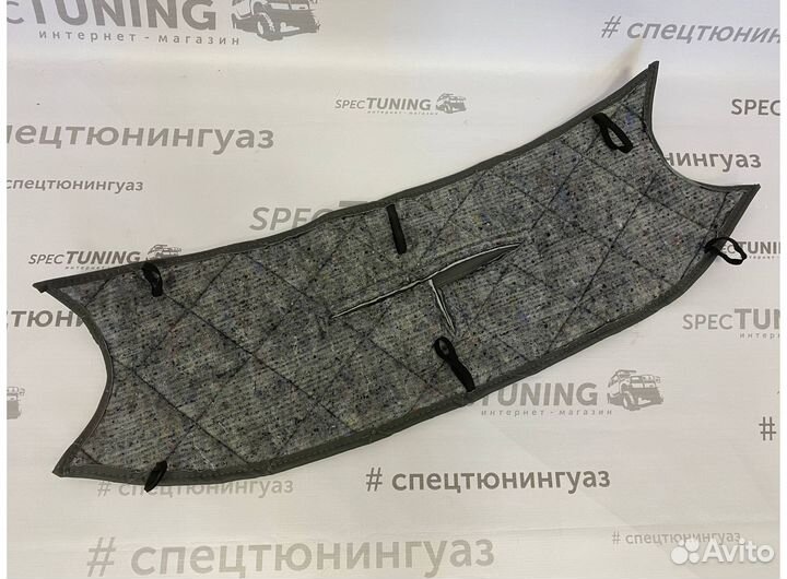 Утеплитель радиатора УАЗ Патриот с 2015 серый ромб