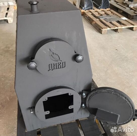 Котел пиролизный длительного горения 35 кВт