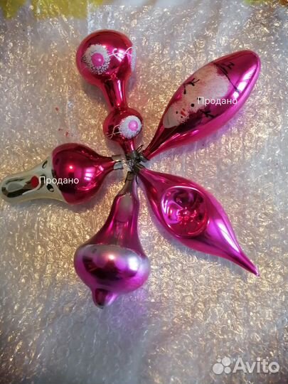 Елочные игрушки СССР