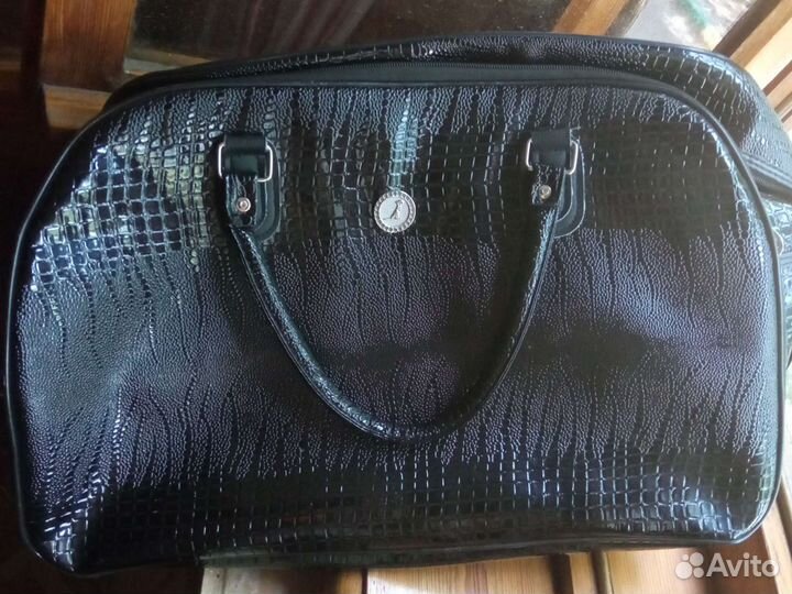 Сумка женская большая черная и цветная