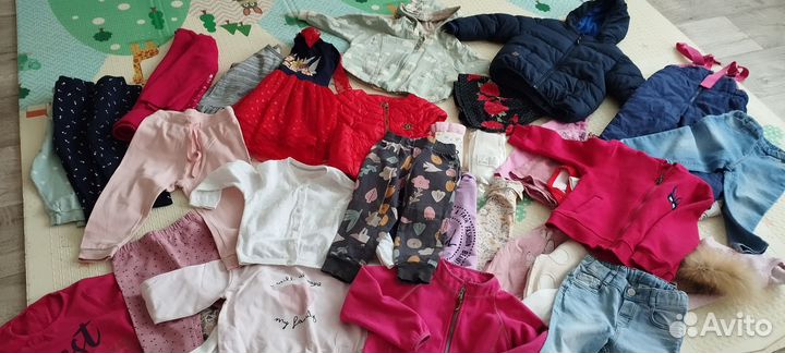 Огромный пакет вещей на девочку 2-3 лет