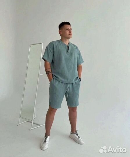 Мужской летний костюм с шортами