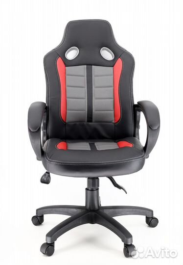 Кресло Everprof Forsage T черно/красно/серый