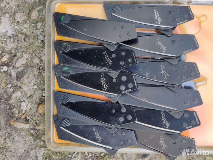 Нож визитка- кредитка складной