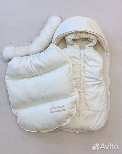 Зимний конверт для новорожденных