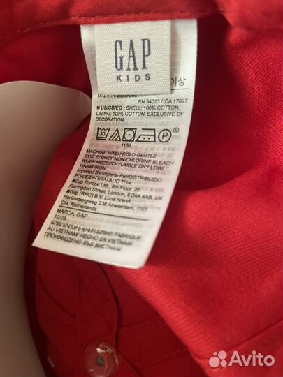 Бейсболка новая gap гап унисекс s/m