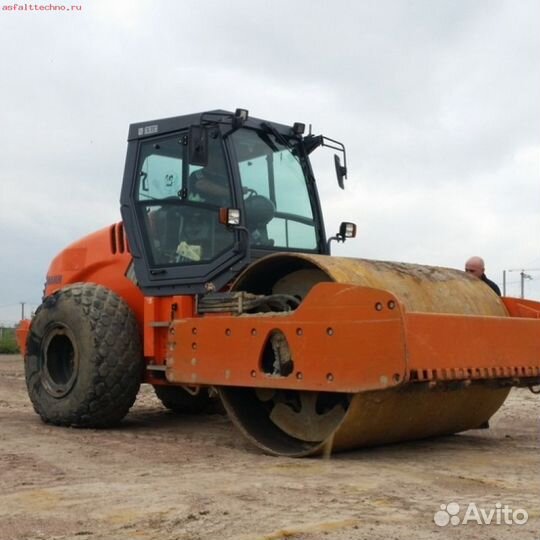 Аренда грунтого катка 14тонн
