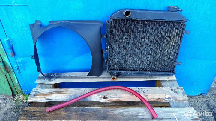 Радиатор с диффузором москвич 401-407