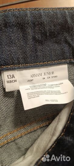 Джинсы armani