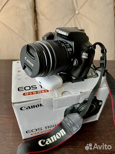 Зеркальный фотоаппарат canon 1100d