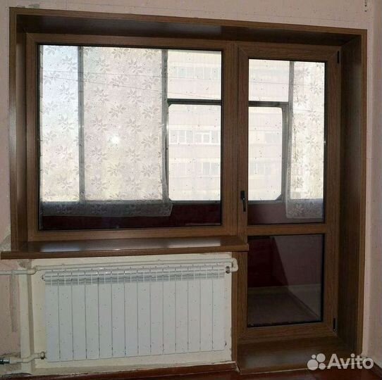 Балконный блок с дверью новые
