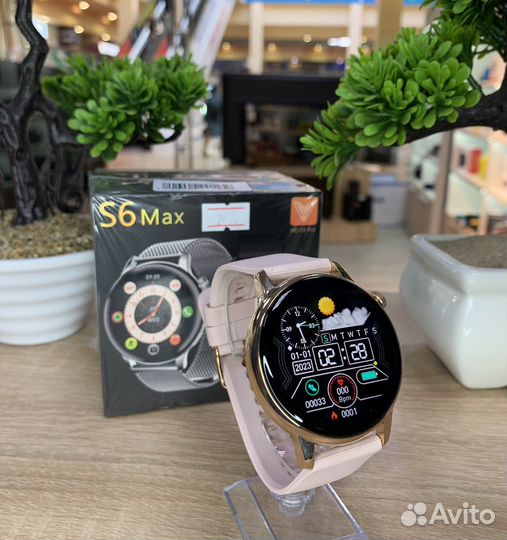 Умные часы S6 Max (Гарантия,Новый)