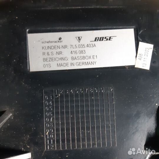 Акустическая система (колонки) bose Porsche Cayene