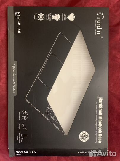 Чехол накладка для macbook air 13.6 2022